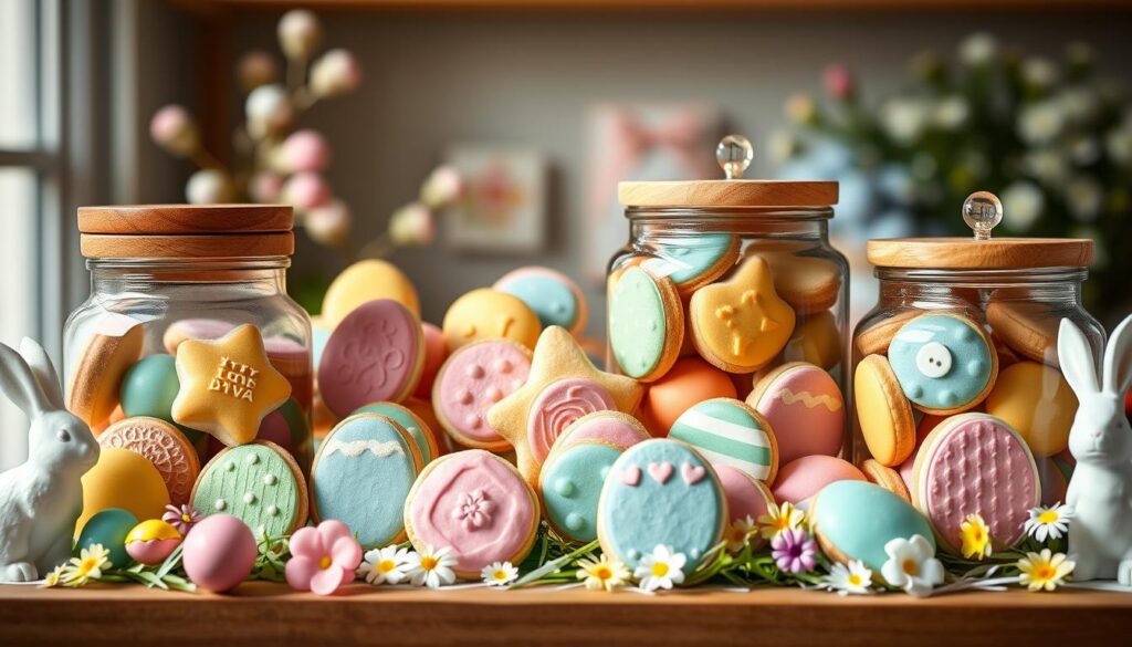 easter egg cookies storage