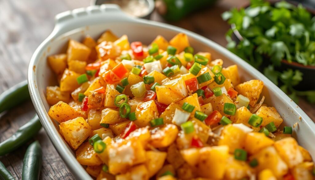 easy cheesy fiesta potatoes