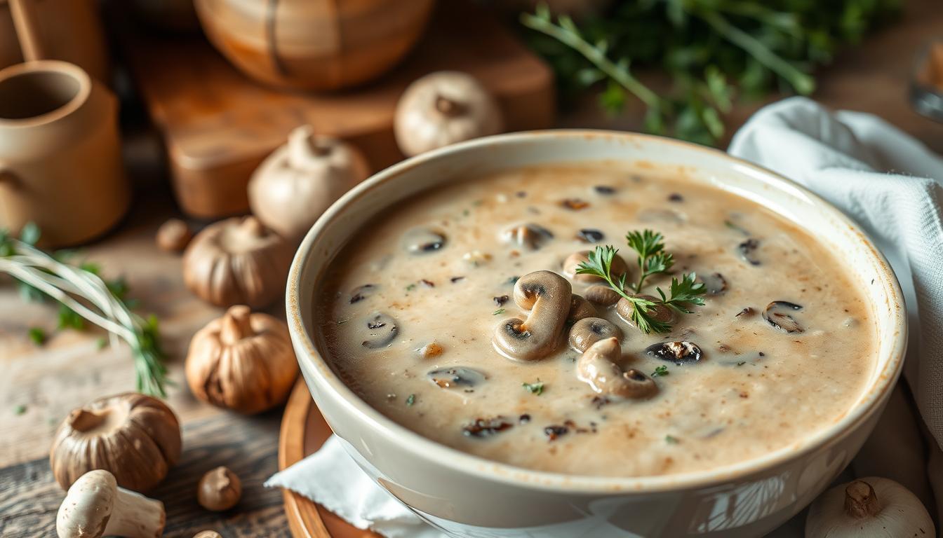 easy to make Cream of Mushrooms at home