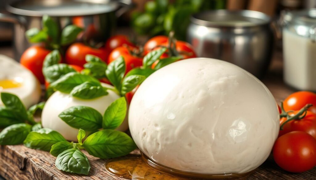 homemade buffalo mozzarella