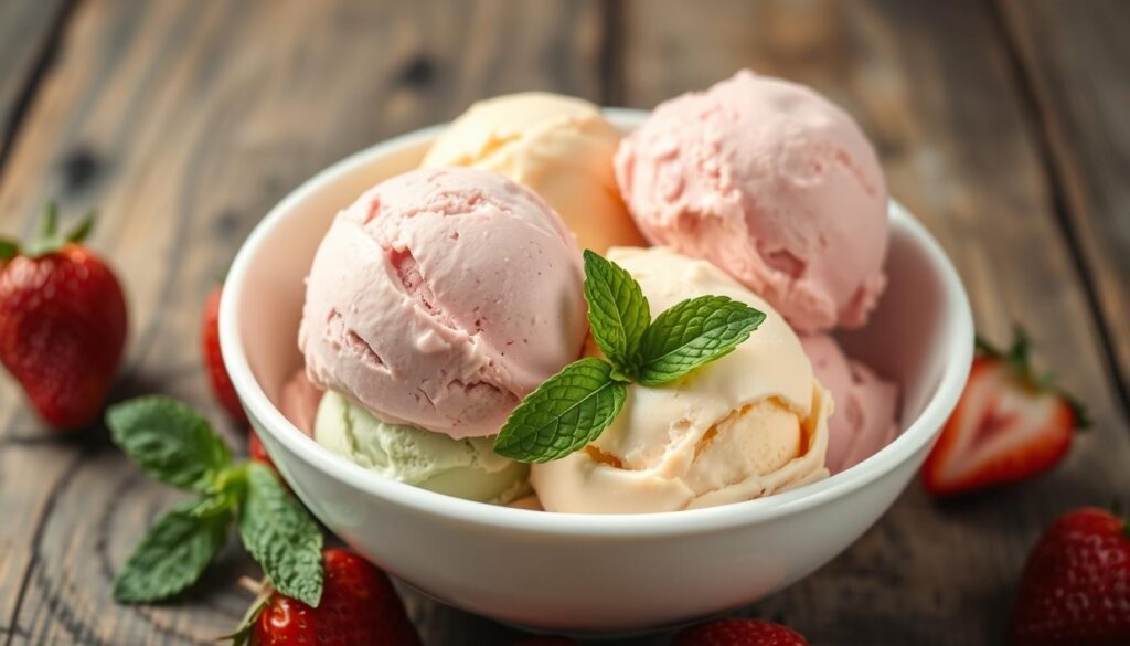 homemade ice cream