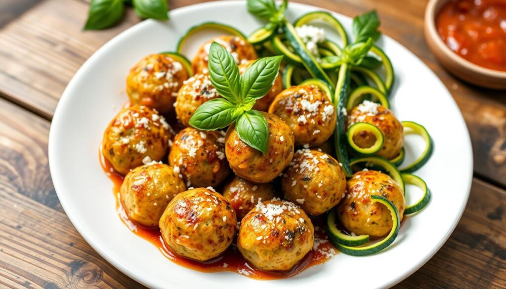 homemade zucchini meatballs