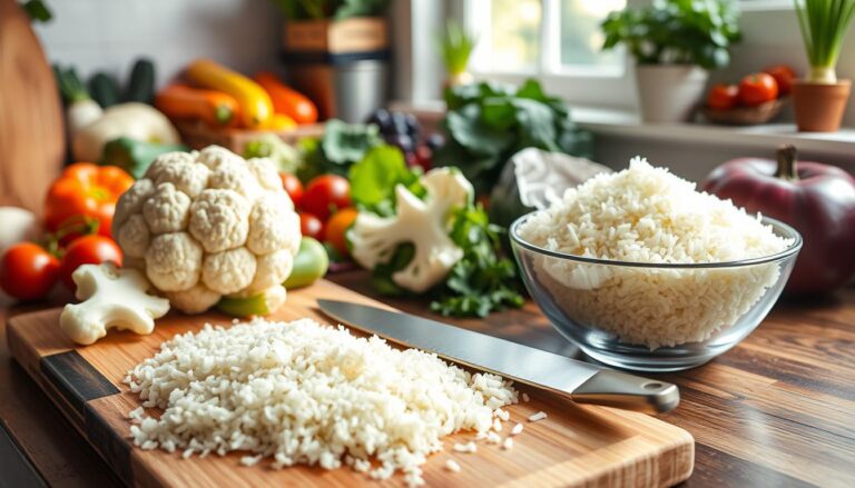 how to make cauliflower look like rice without a foodprocesor