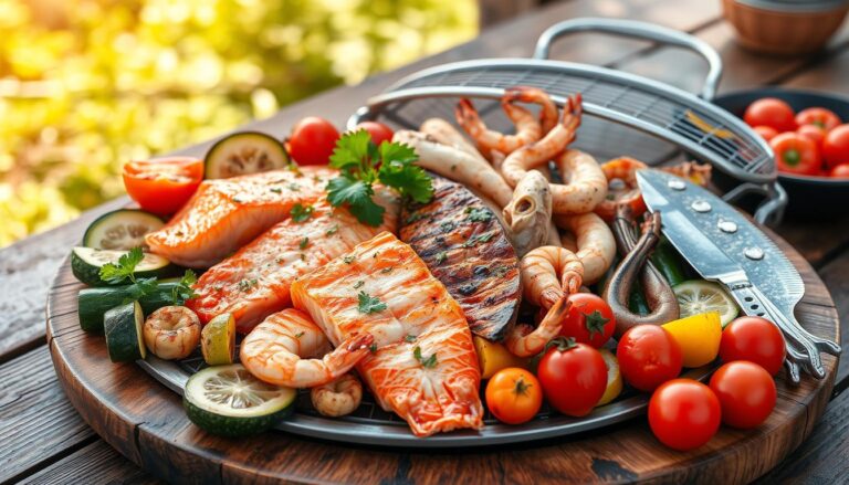 mixed fish grill